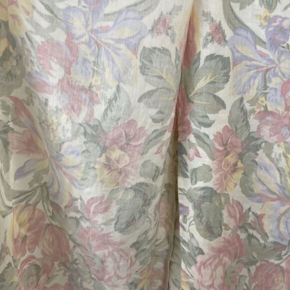 Vintage Jones New York 100% Linen Floral Pastel Skirt size 8P - Picture 4 of 7
